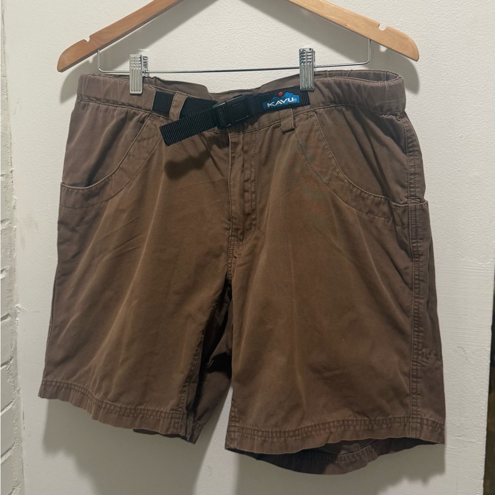 Vintage Y2K Kavu Men's Brown Shorts
